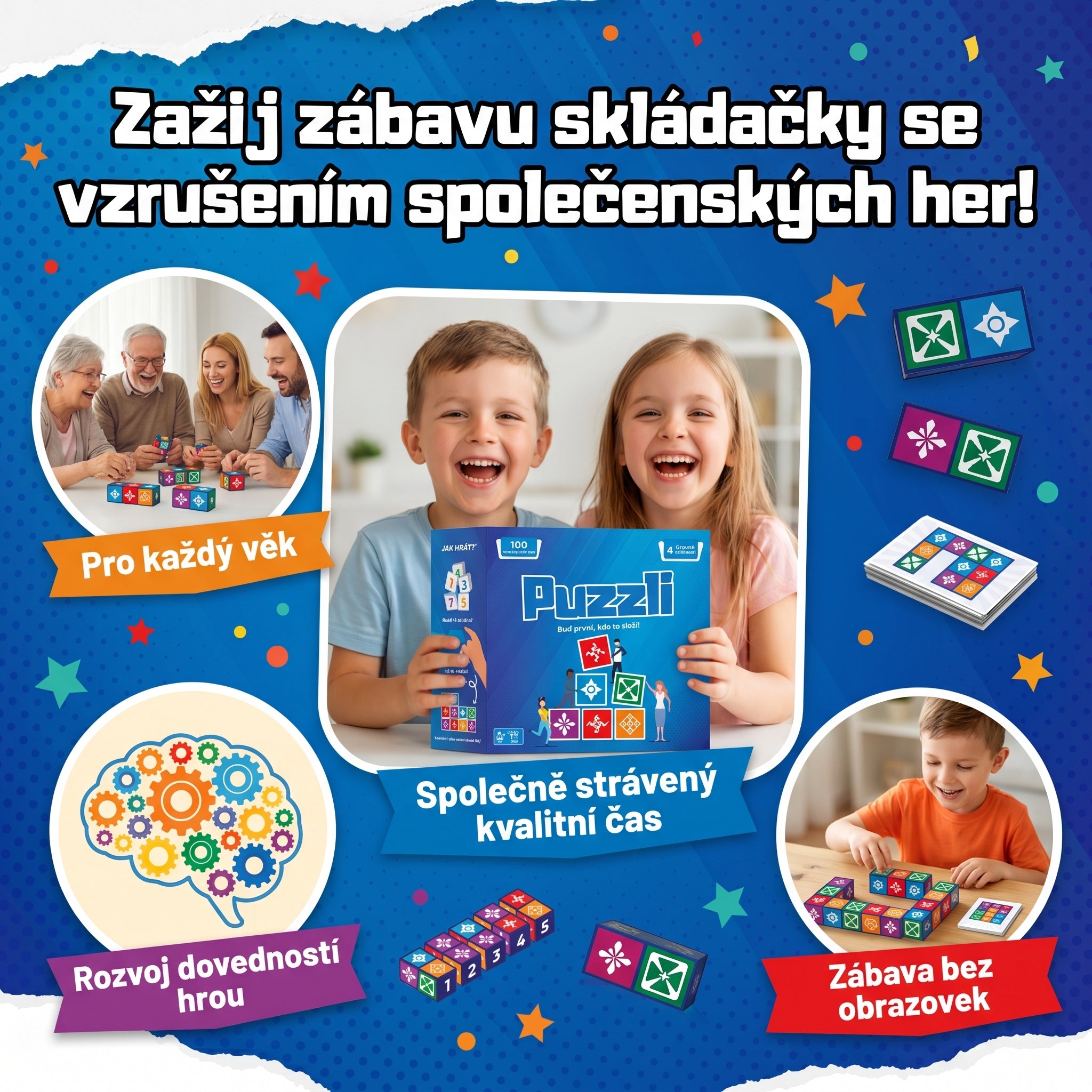 PUZZLI – PUZZLE, KTERÉ SE MĚNÍ VE SPOLEČENSKOU HRU!